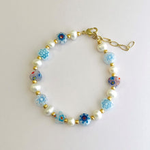 Cargar imagen en el visor de la galería, Pulsera con millefiori Camila